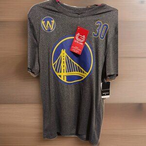 Stephen Curry Shirt Jersey Men’s Small Golden State Warriors NBA Tee #30 Grey